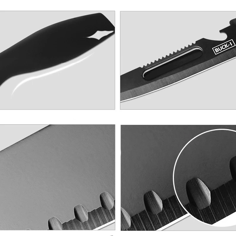 FHEAL 5 шт Кухня Ножи комплект Нержавеющая сталь лезвия дамас лазерной шеф повар