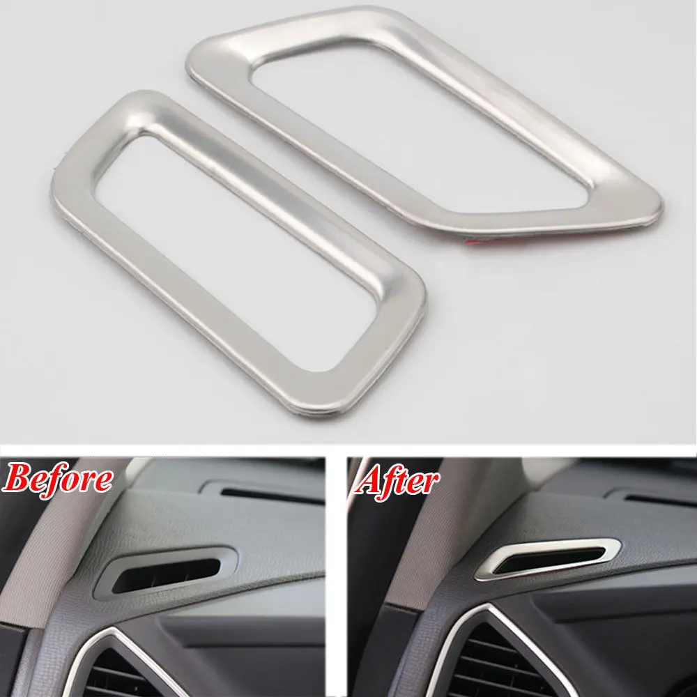 Подходит для Volvo XC60 2014 2015 2016 2017 2 шт. крышка из нержавеющей стали выпускного