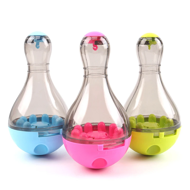 Кормушка для кошек миска каттена мячик медленного кормления шар боулинга