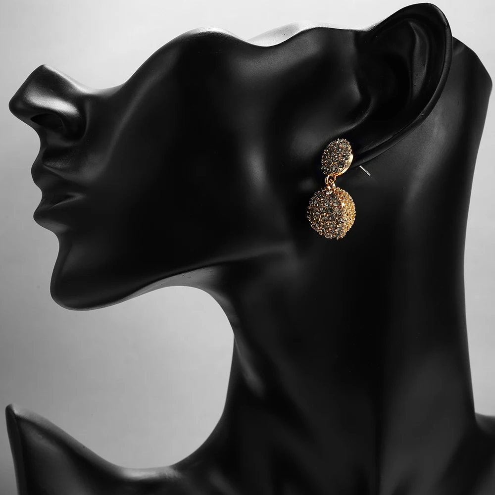 Классический дизайн романтические Драгоценности 2018 цинк золотистый сплав