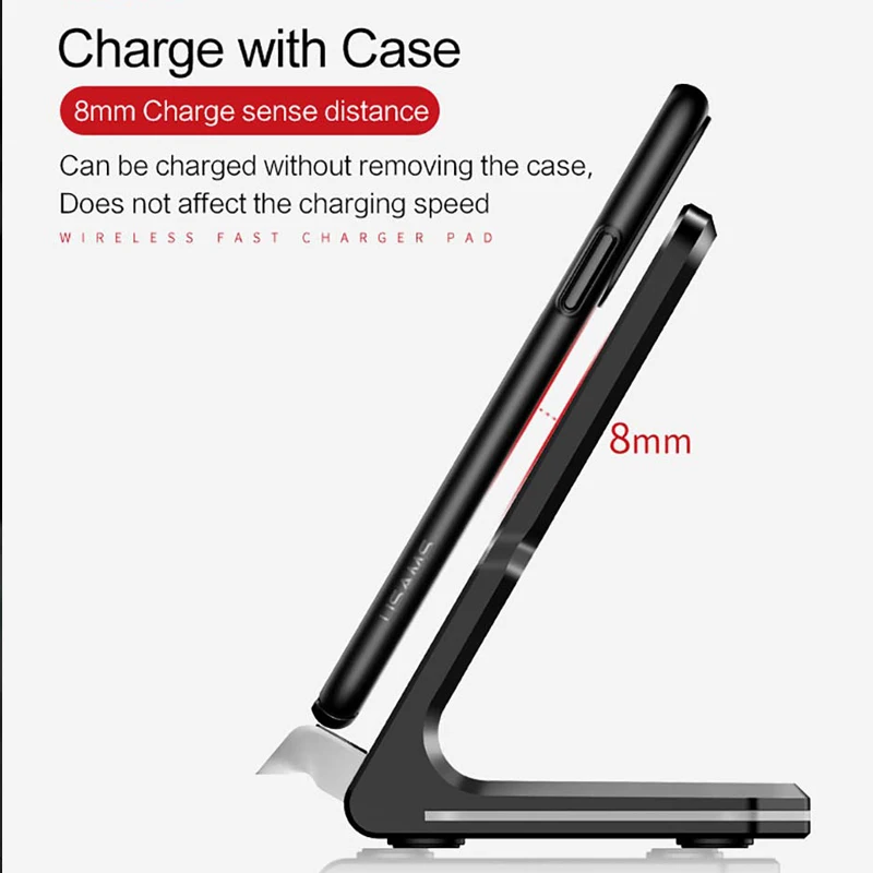 Для IPhone X 8/8 Plus Беспроводной базовый компоновочный блок зарядки док станция 5 V 2A