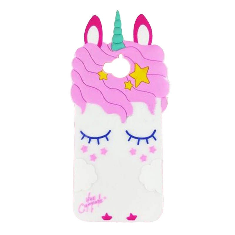 Unicorn White Чехол для huawei Y5 чехол Крышка huawei Y6 чехол силиконовый 3D Мягкий силиконовый чехол с рисунком из мультфильма гелевый Чехол для телефона для huawei Y5 /Y6 5,0 - Цвет: Unicorn White