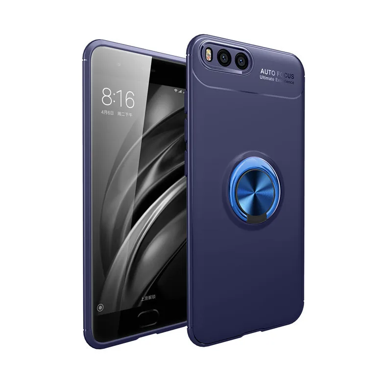 Чехол для Xiaomi mi 6 для Xiao mi 6 бизнес с кольцом для пальцев магнетизм держатель телефона задняя чехол для Xiaomi mi6 Coque 5,15 дюймов
