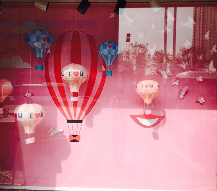 1" 12" 1" 16" Белый Радужный воздушный шар бумажный фонарь Lampion Babyshower день рождения вечеринка Свадьба товары для украшения дома