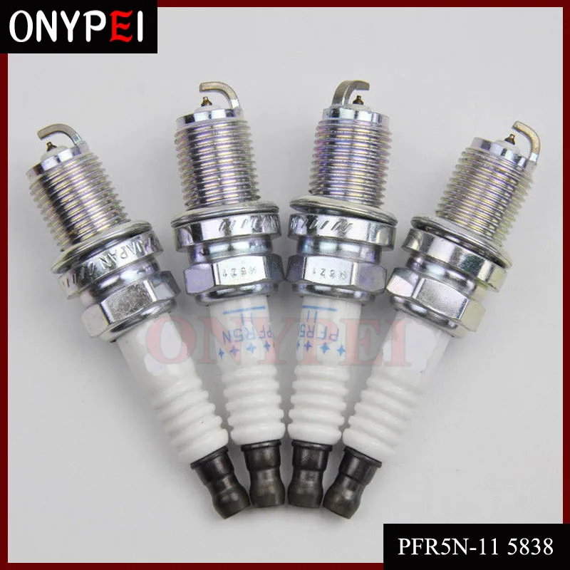 4 шт./лот Лазерная платиновая Свеча зажигания PFR5N-11 5838 для hyundai Accent Santa Fe Kia PFR5N11 5838