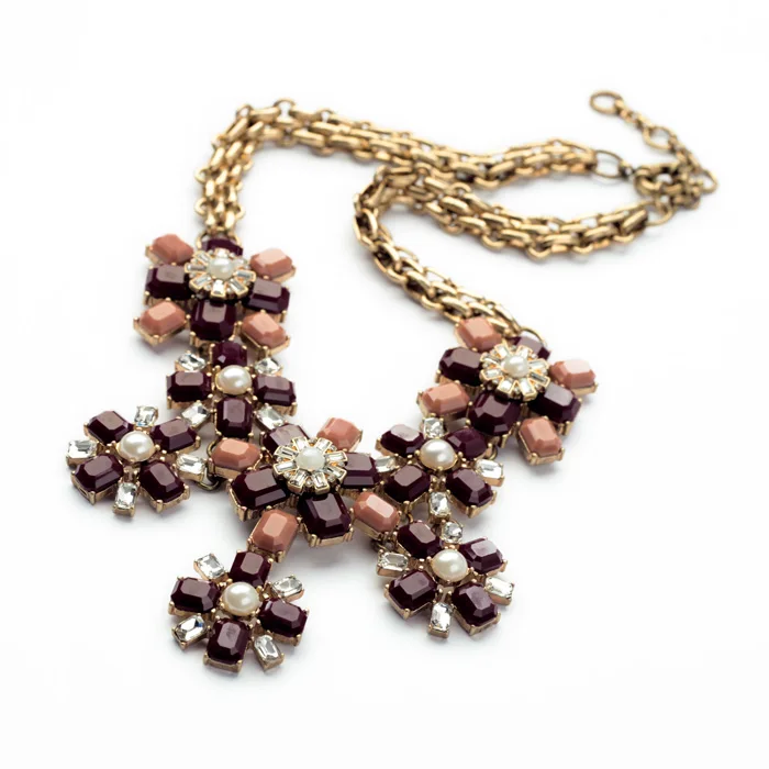 Новое поступление 2014 большая цепочка в форме цветка разноцветная форма