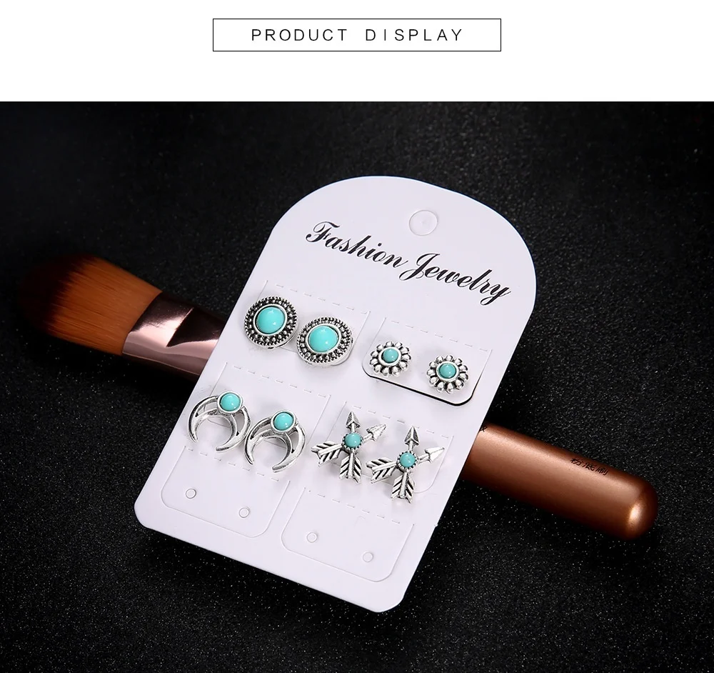 HEBEHERA античный тотем Модные индивидуальные женские серьги набор для связывания