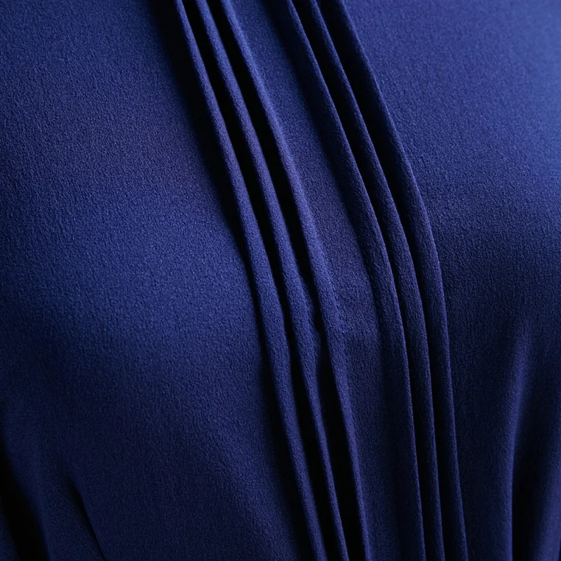 Fashion Women's Slim Long Sleeve Pleated Dress Cocktail Party Full Length Lady Dresses | Женская одежда