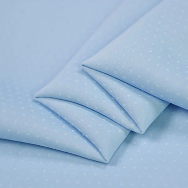 Jacquard design bright blue rayon cotton fabric very soft comfortable RCT011 | Дом и сад
