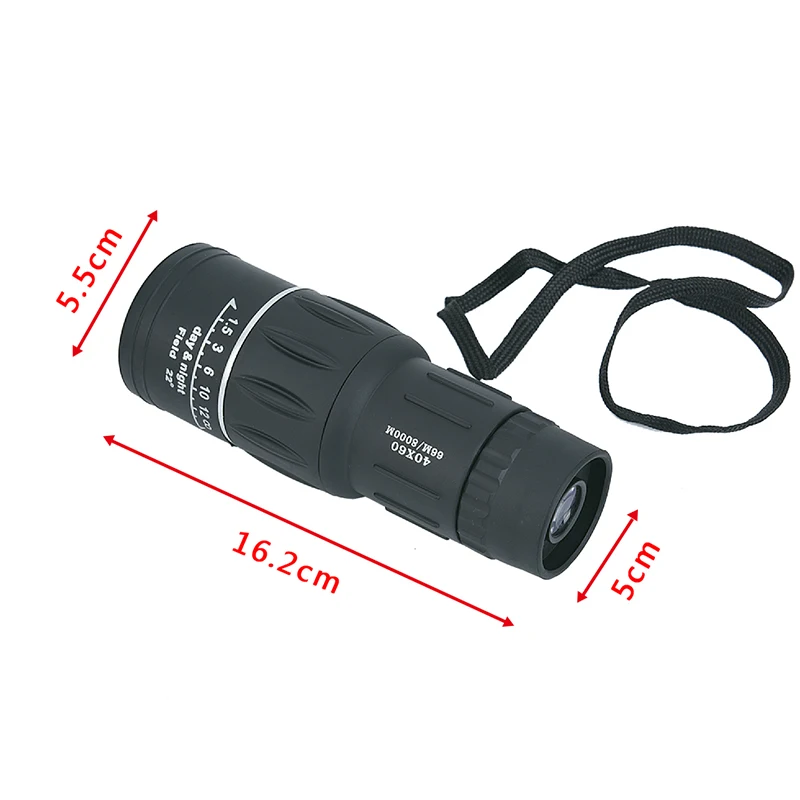 Монокулярный телескоп с двойным фокусом оптический зум-объектив бинокулярным