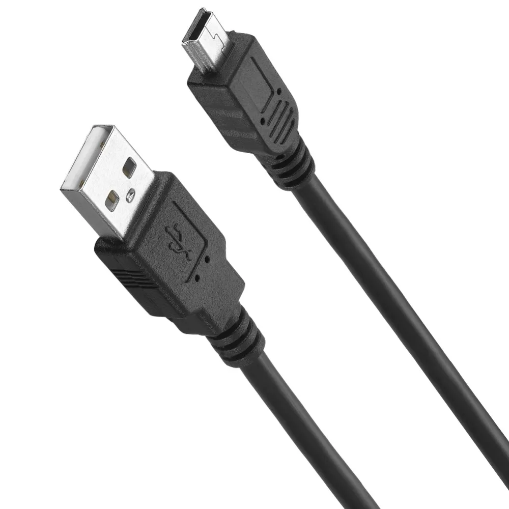 Кабель Bochara USB 2 0 типа Папа Мини 5P кабель M/M из фольги + Плетеный экранированный ПВХ