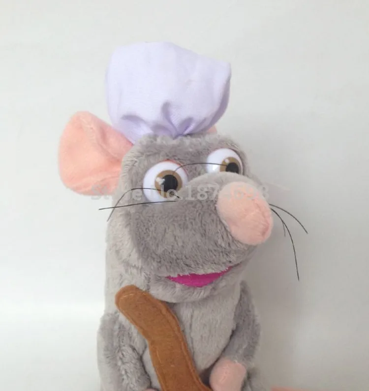 Новый маленький шеф повар Реми мышь плюшевая игрушка кукла 20 см милые мягкие