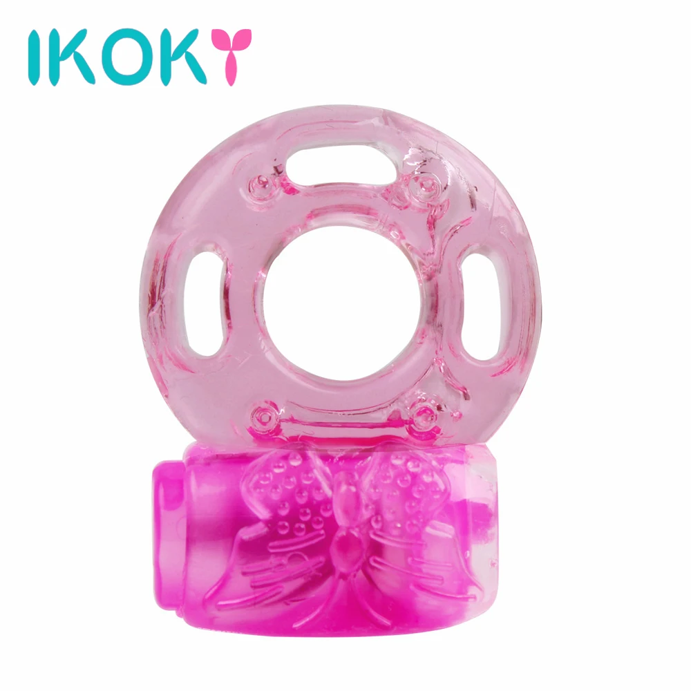 Вибратор бабочка IKOKY для мужчин интимные игрушки взрослых вибрирующий фиксатор