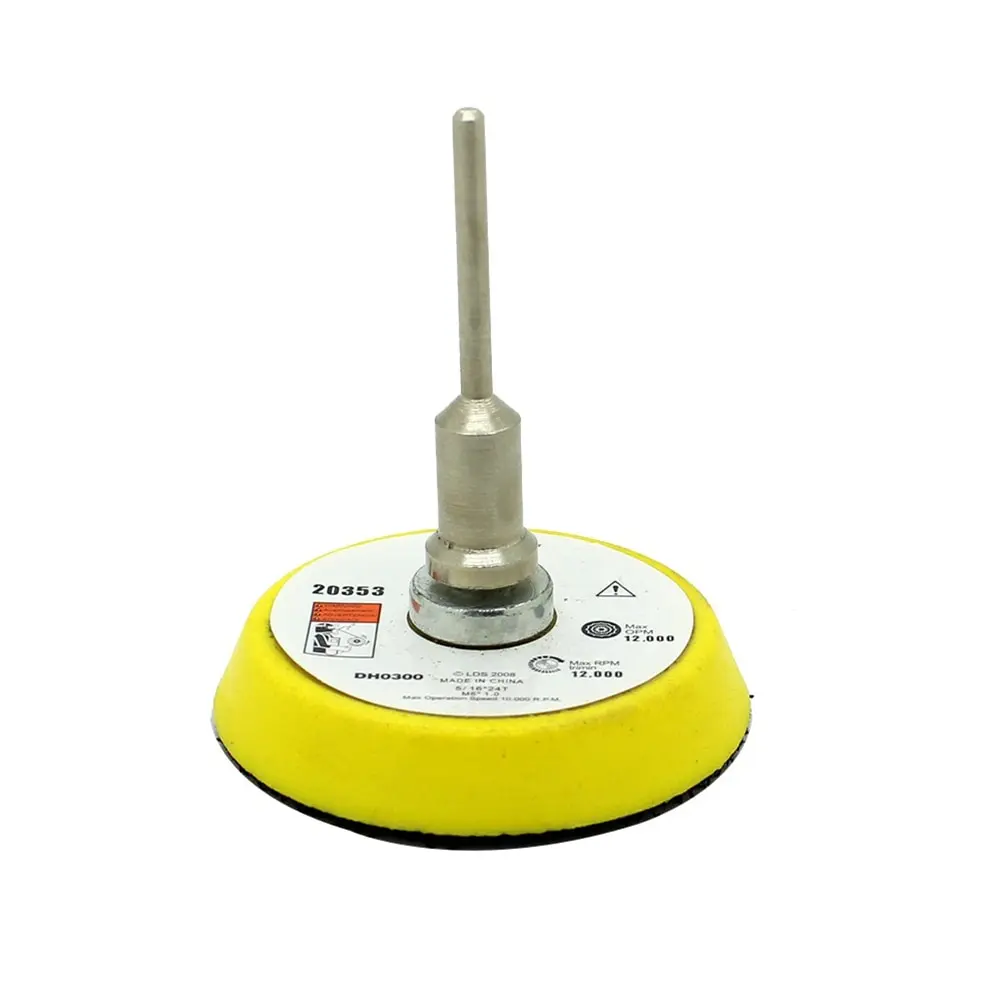 

2" Sander Disc Sanding Polish Polishing Pad Backer Plate High Quality 3mm Shank