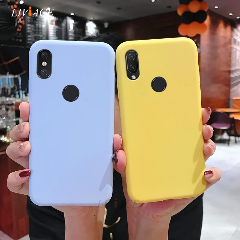 Силиконовый чехол для Xiaomi Pocophone F1 Mi Play 6 8 Lite/Pro/SE A1/2 Mix 2/2S/3 Note 3|Бамперы| |