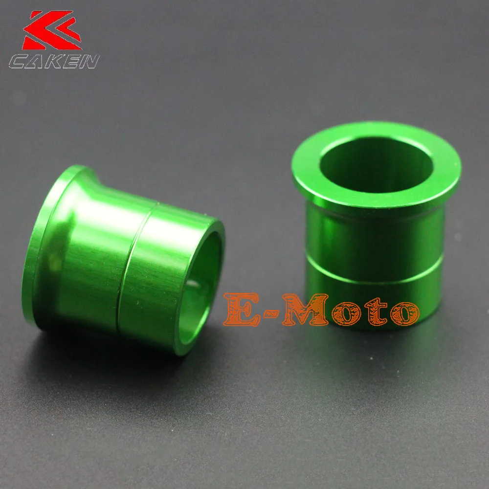 Комплект алюминиевых насадок на переднее и заднее колесо с ЧПУ для KX125 KX250 KX250F KX450F