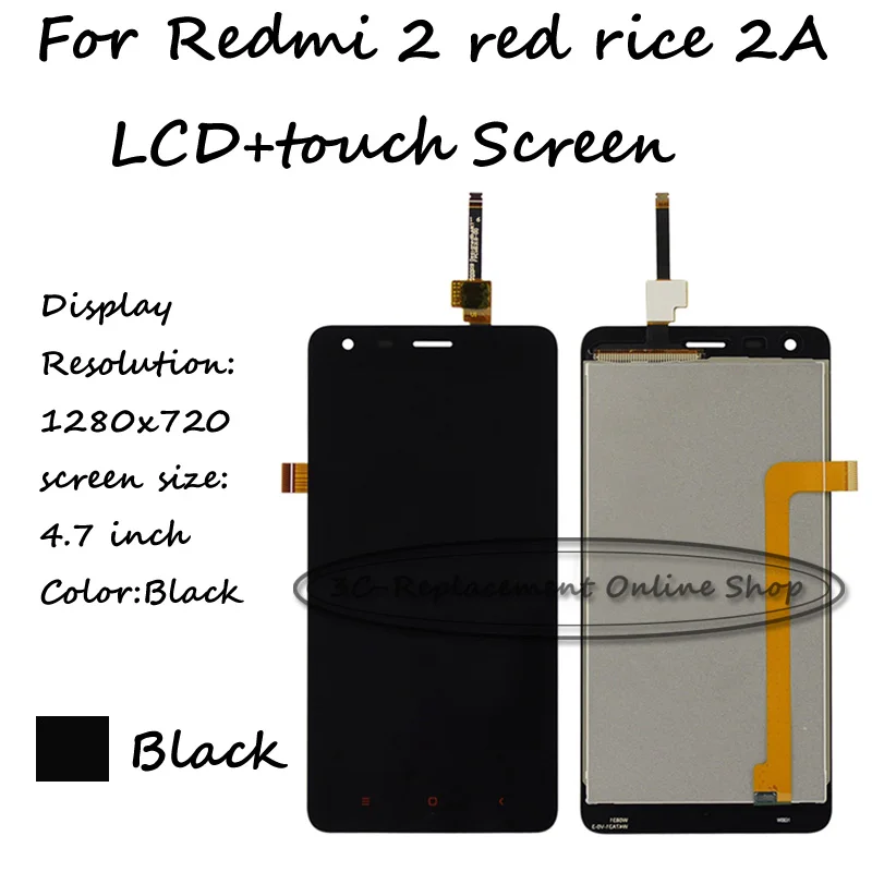 ЖК дисплей + TP для Xiaomi hongmi redmi 2 hongmi2 redmi2 redrice red rice 2A сенсорный экран дигитайзер