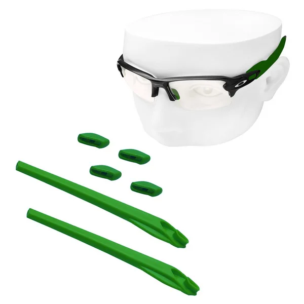 DarkGreen Rubber Kit OOWLIT Rubber Kits Nose Pads& Earsocks for Flak 2.0 XL OO9295 Sunglasses - Цвет линз: DarkGreen Rubber Kit