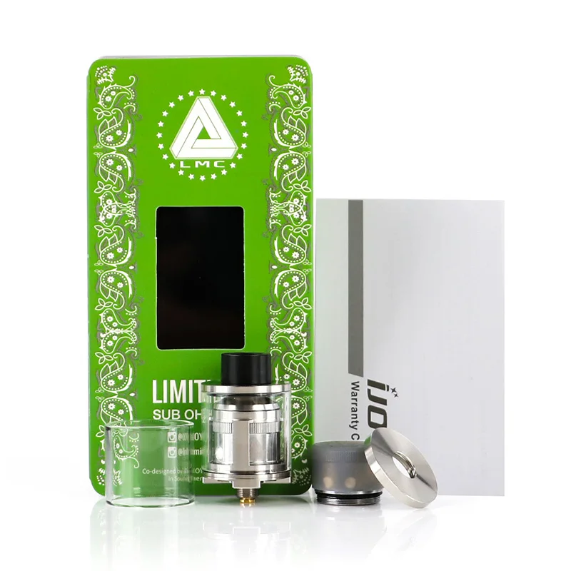 Распродажа! IJOY безграничный SUB Ом бак с 0.3ohm/0.6ohm чип катушки 2 мл E juice заполнение