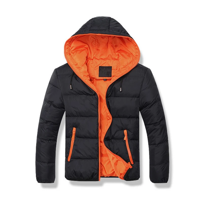 Новое поступление 2017 года зимняя мужская куртка Парки Hombre шляпа с смешанные