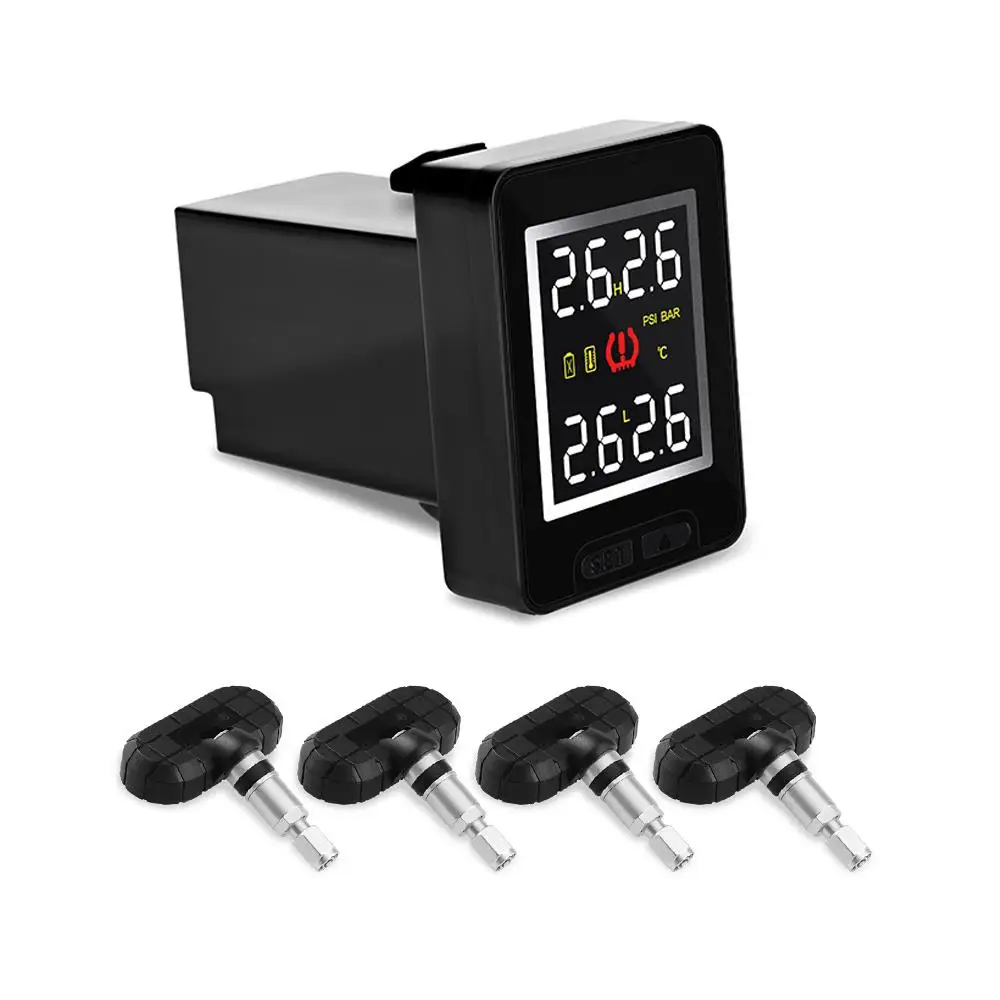 Система контроля давления в шинах TPMS с 4 встроенными датчиками для автомобилей