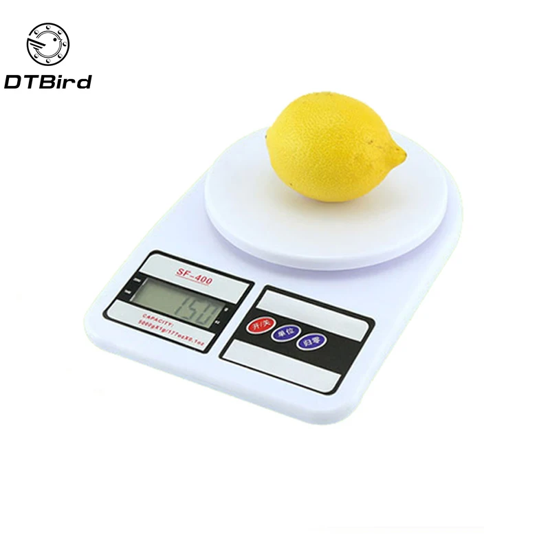 

10kg 1g Digital Scale Household Kitchen Platform Weight Electronic Balance Baking Measure Food Cooking Tools DT6