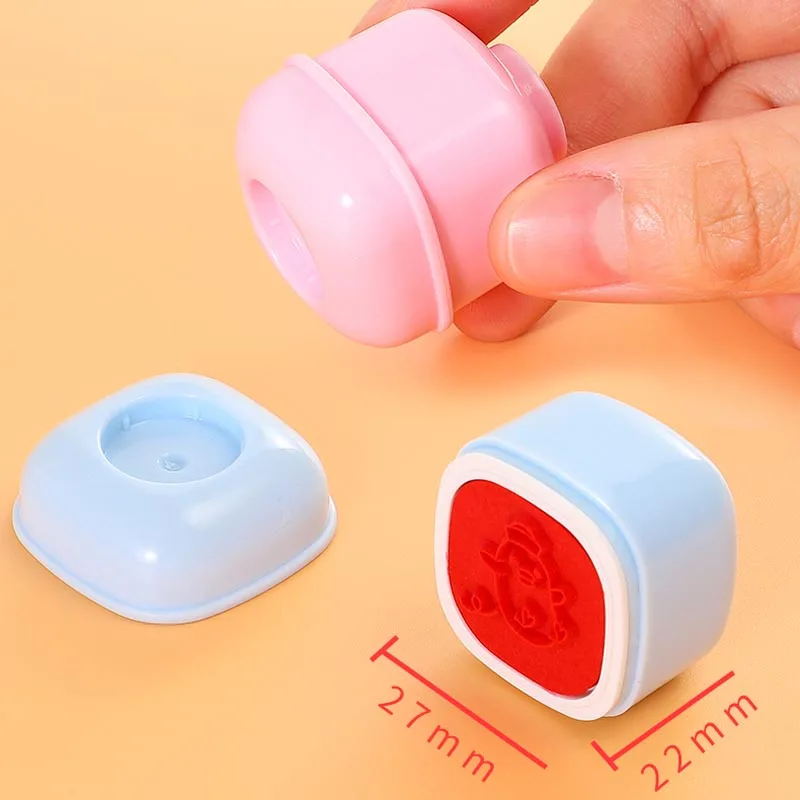 10 шт./компл. пластиковые милые смайлик медвежонок штампы для декора альбомы