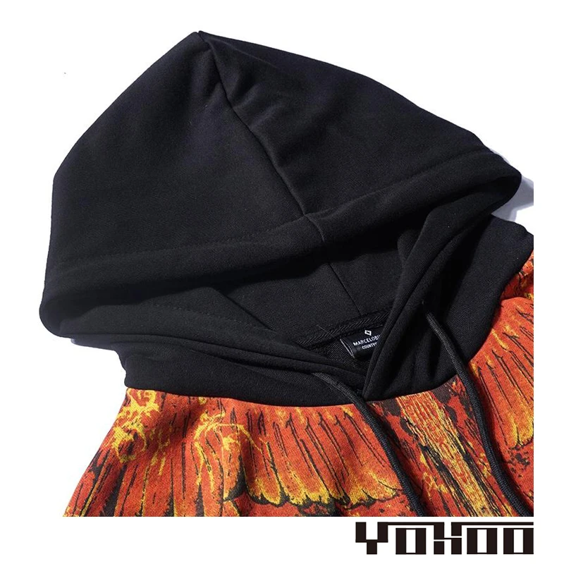 MARCELO BURLON Толстовка MB Wing Модная хлопковая зимняя толстовки для мужчин женщин 1:1