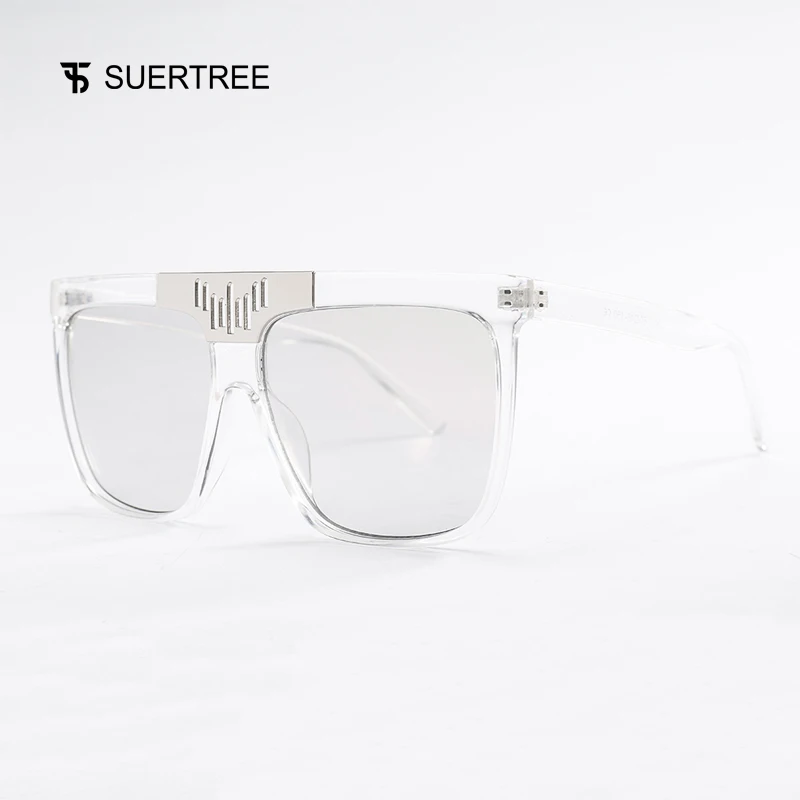 SUERTREE/модные большие квадратные солнцезащитные очки в стиле ретро градиентные UV400