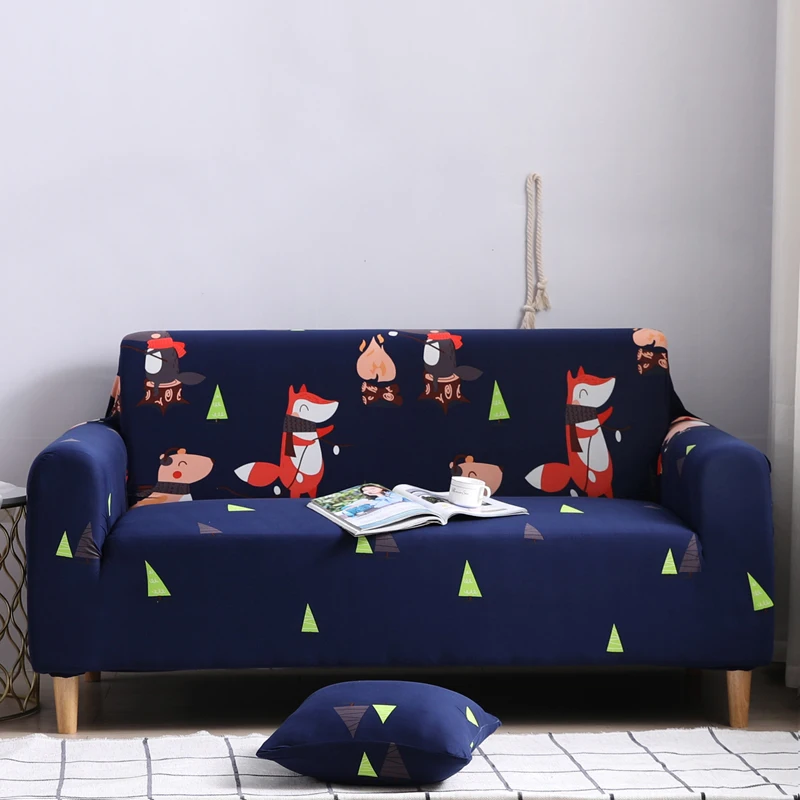 Чехол для дивана эластичный полноразмерный нескользящий 1/2/3 местный чехлы