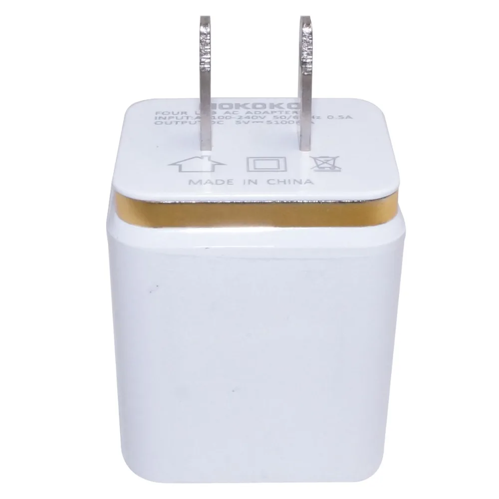 Сетевое зарядное устройство QUWIND с 4 портами USB 2 а/1 А 5 В адаптер для iPhone телефона