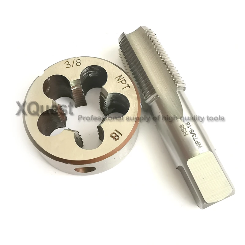 XQuest набор резьбовых штампов NPT1/8 NPT1/4 NPT3/8 NPT1/2 американские Конические Винтовые