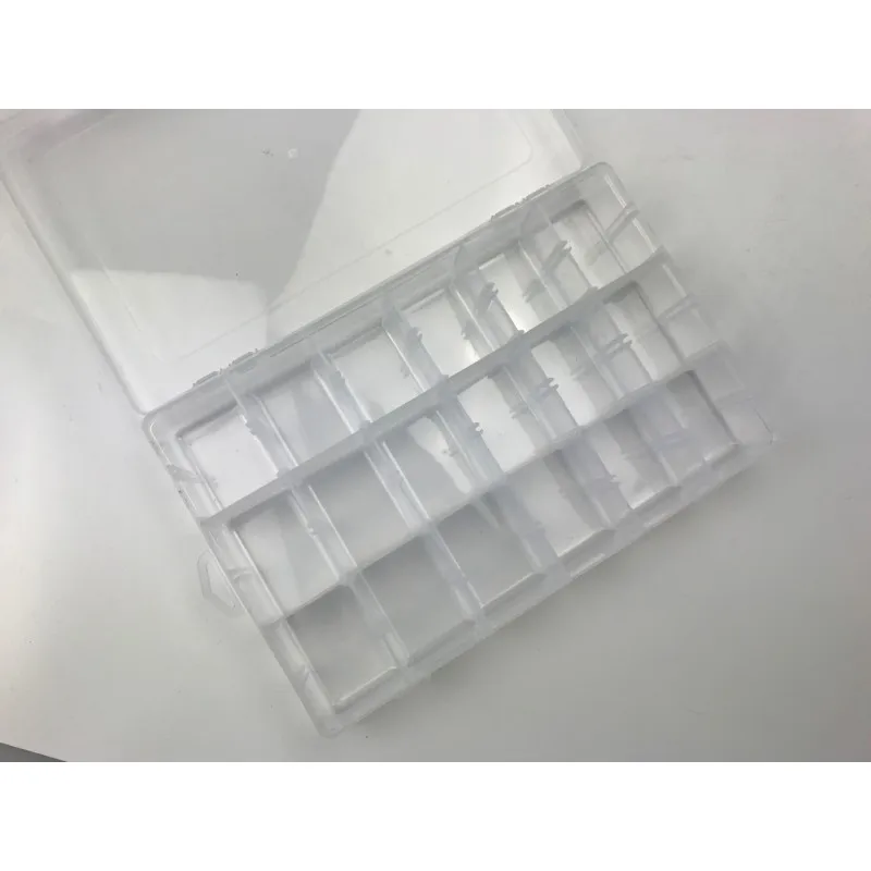 

27.5x17.5x4.5cm large siz Toolbox Electronic Plastic Container Box for Tools Case Screw Sewing Transparent Component Storage Box