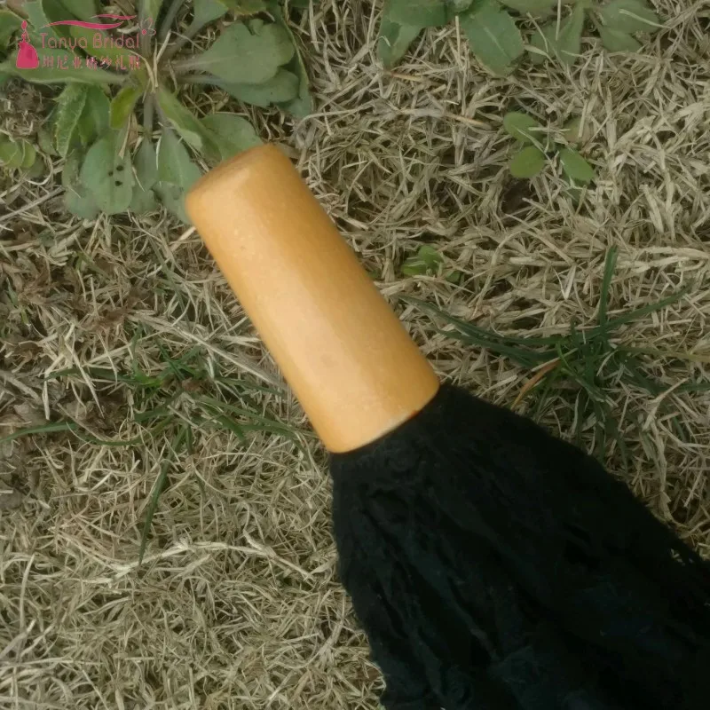 Винтажный кружевной зонт в викторианском стиле длина 68 см свадебный для невесты