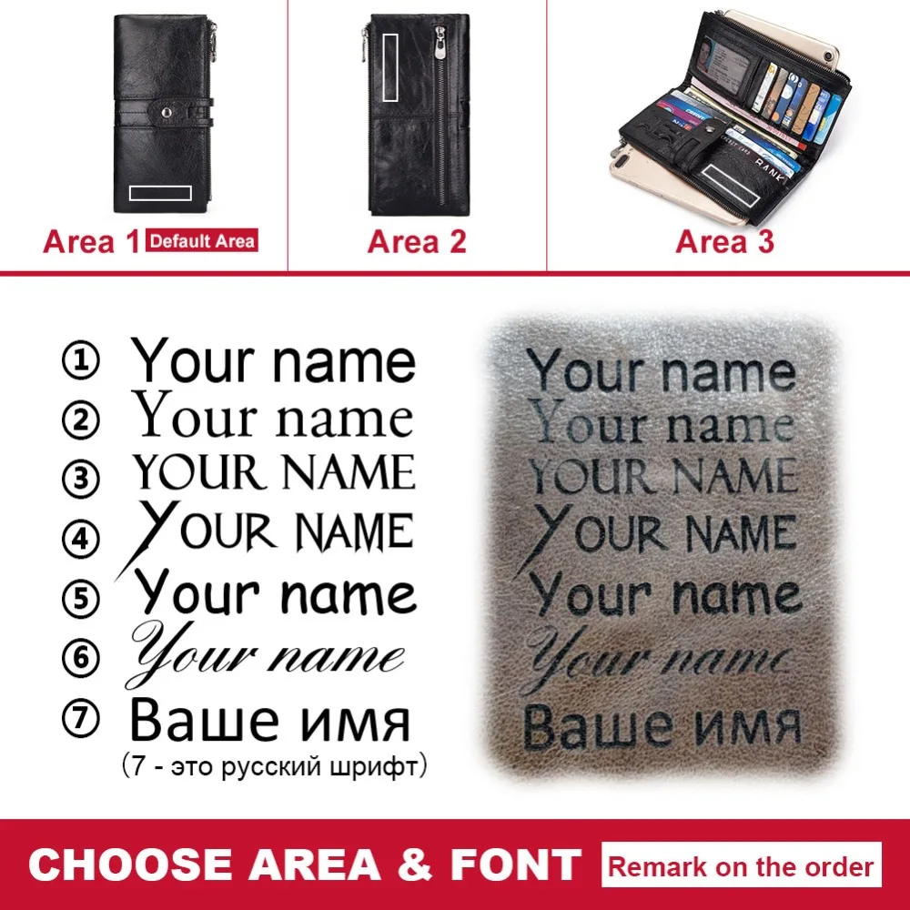 Кошелек KAVIS мужской с бесплатной гравировкой | Багаж и сумки