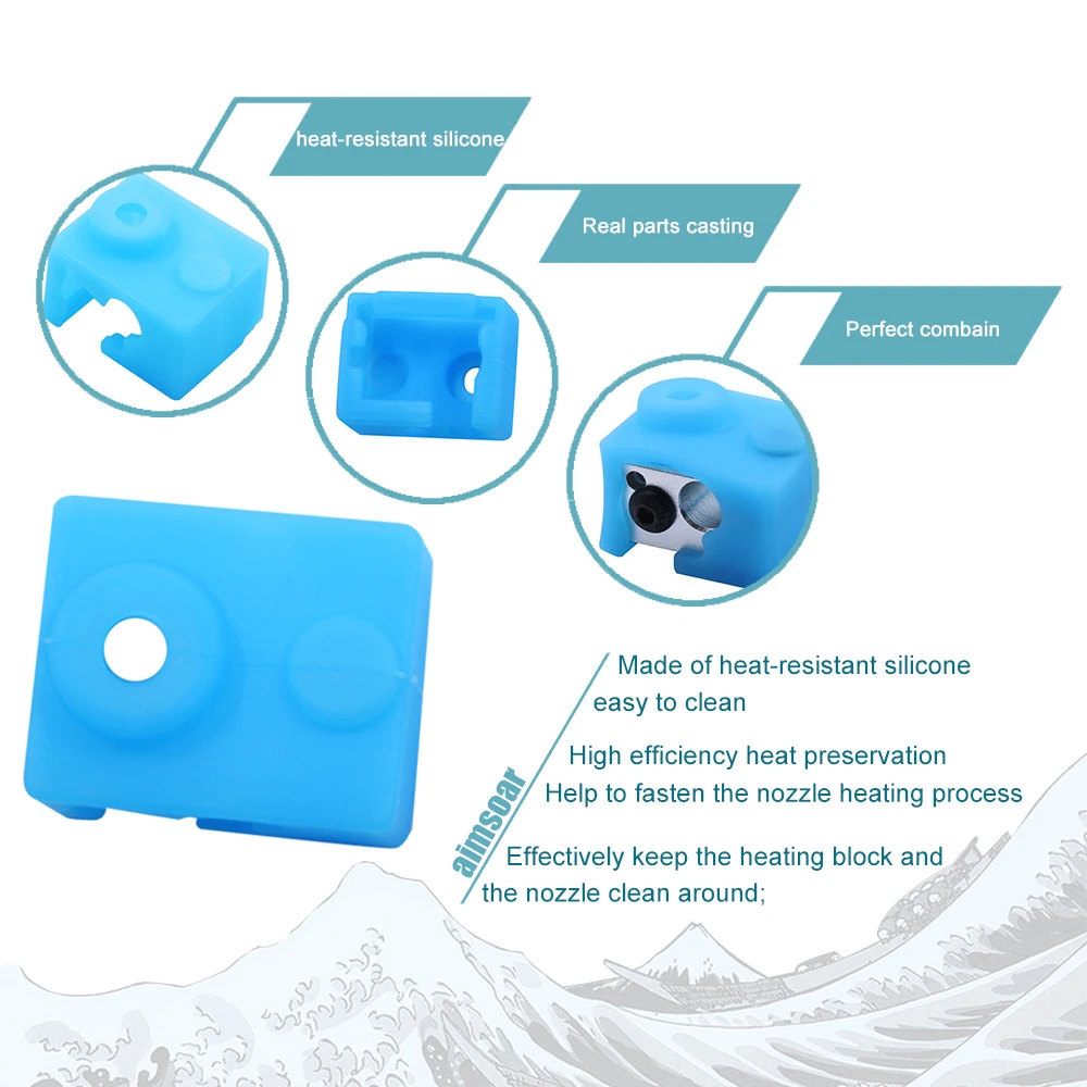 Силиконовый чехол для 3D-принтера e3d v6