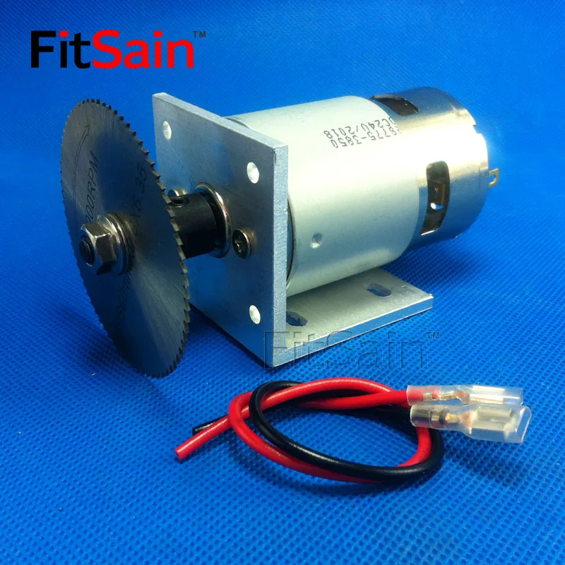 FitSain-775 двигатель DC24V 8000 об./мин 60 мм циркулярное пильное полотно для резки дерева диск мини настольная пила электрическая пила с кронштейном