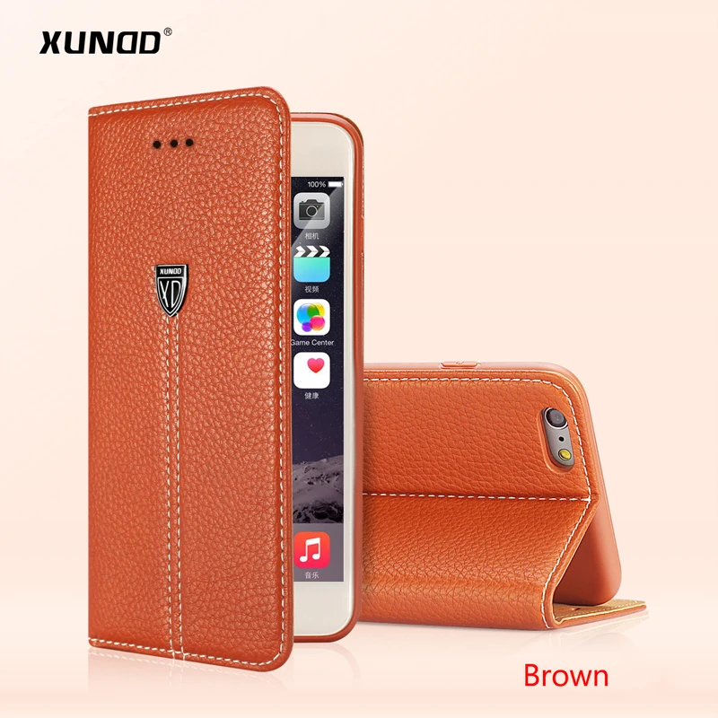 Xundd Роскошный чехол-кошелек для iPhone 6 6s Plus из искусственной кожи, флип-чехол для iPhone 7 7 Plus, чехол, fundas, слот для карт