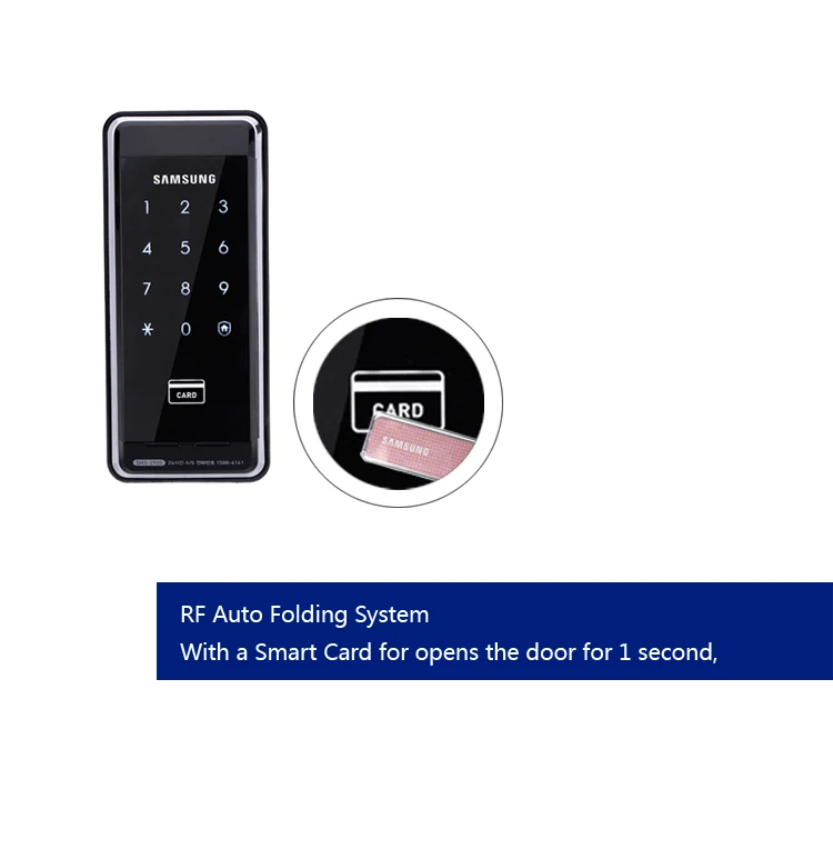 SAMSUNG Ezon SHS-2920 цифровой Keyless Электронная клавиатура Засов дверной замок+ 6 ключ карты