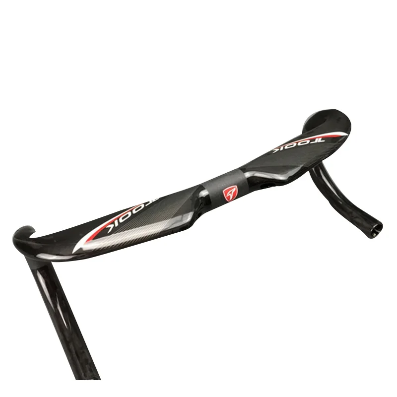 Carbon Fiber Handlebar Ultralight Bike Accessories Parts For Road Bike Glossy/Matte 31.8*400/420/440mm Black Cycle Racing Bar