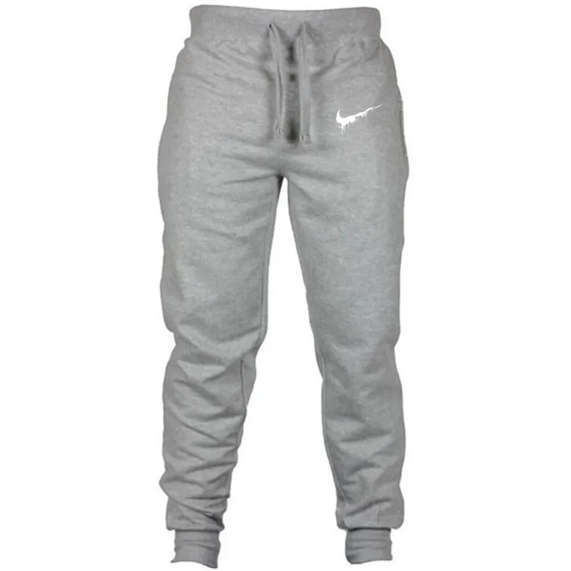 2018 Новый Для мужчин джоггеры Марка Мужской Брюки тренировочные брюки в