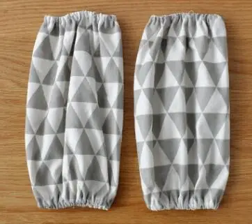 kids gray with white Простой хлопок белье качество кухня нарукавник детей и рука взрослого человека рукава Чехлы для готовки выпечки 1 пара - Цвет: kids gray with white