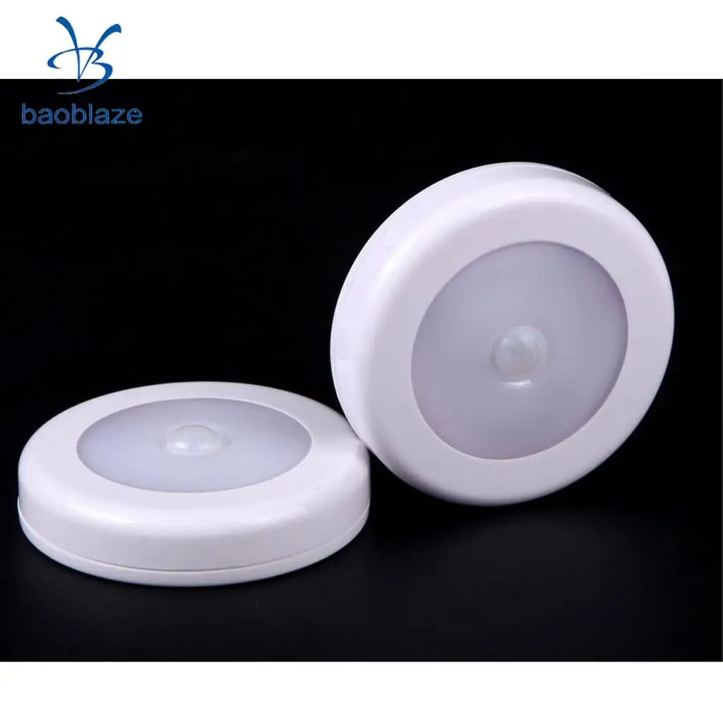 Mini PIR Motion and Light Sensor Battery Powered Automatic LED Cabinet Wardrobe Porch Stair Hall Night | Лампы и освещение