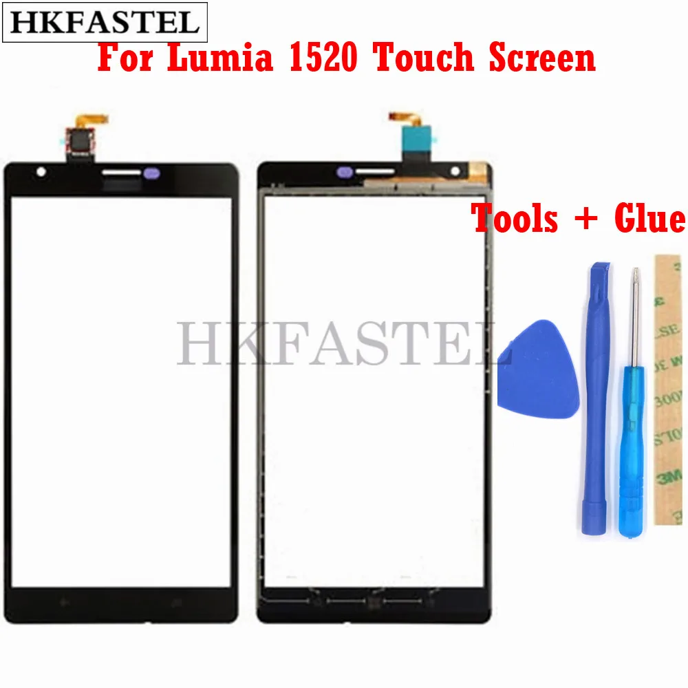 Сенсорный экран HKFASTEL для Nokia Lumia 1520 N1520 дигитайзер сенсорного экрана передняя
