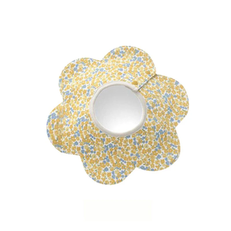 Модные детские нагрудники с принтом хлопковые Слюнявчики круглым вырезом на 360