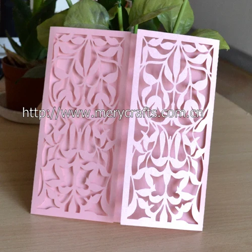 Приглашения лазерной резки 50-е Свадебное приглашение в подарок | Дом и сад