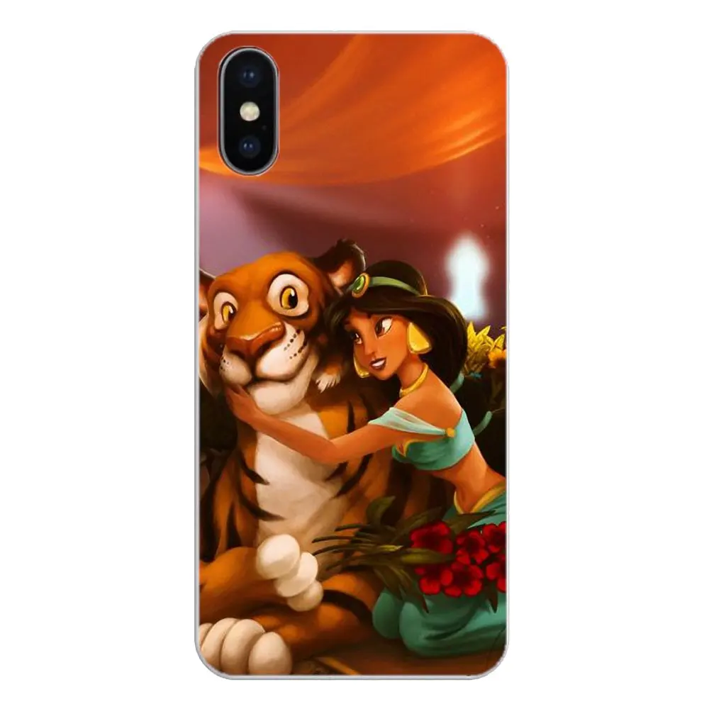 Soft TPU Phone Cover Aladdin Jasmine Princess Tattoo Girl Alice Ariel For LG G7 Q6 Q7 Q8 Q9 V30 X Power 2 3 OnePlus 3T 5T 6T |