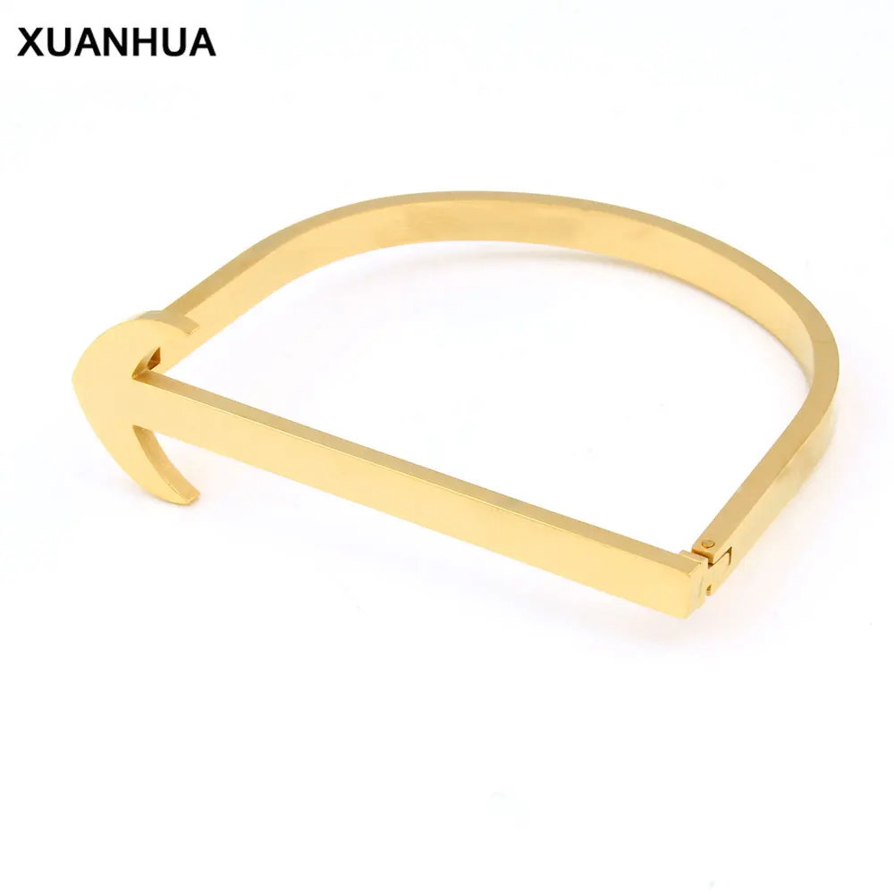 XUANHUA Bracelets &amp Bangles Stainless Steel Jewelry Woman Metal Bracelet Luxury Dubai New Fashion Jewellery |