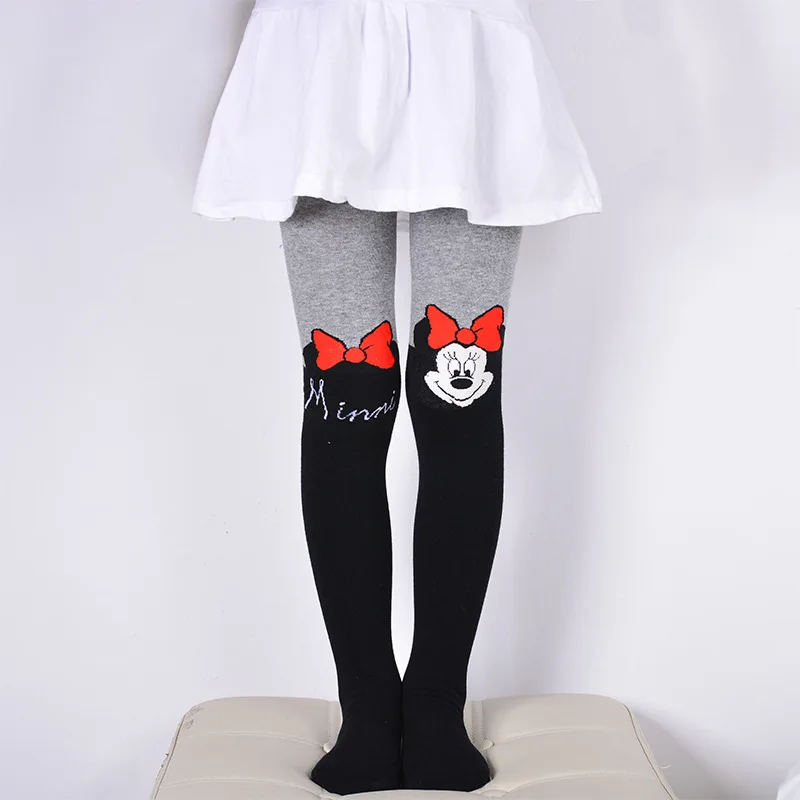 Autumn Baby Girls Tights Cartoon Mouse Cat Patchwork Children Girl Pantyhose Stockings Soft Cotton Kids Warm D0932 | Детская одежда и