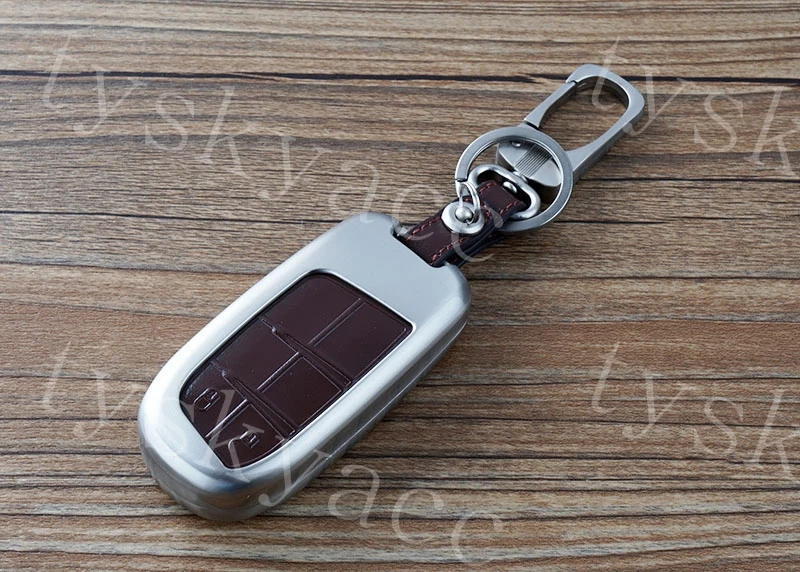 Чехол для ключей из сплава чехол Jeep Grand Cherokee Compass Dodge Journey аксессуары умный с 2